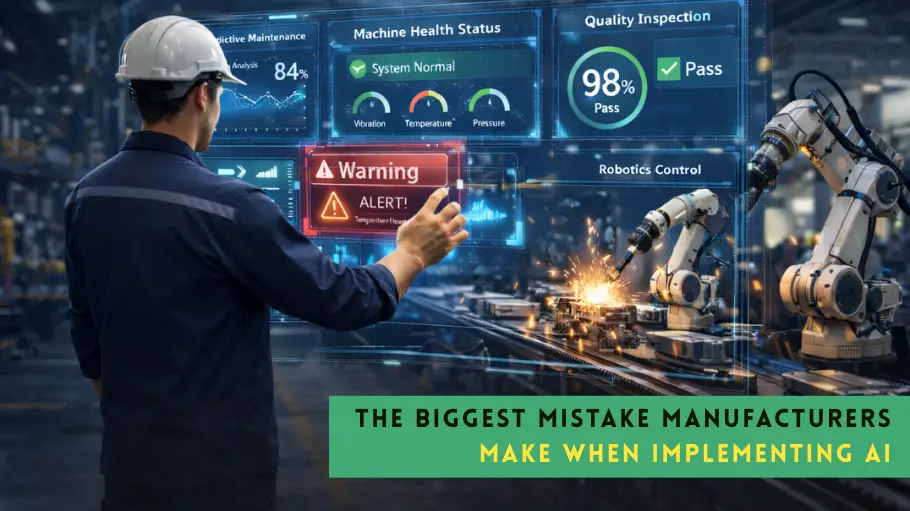 the biggest mistake manufacturers make when implementing ai